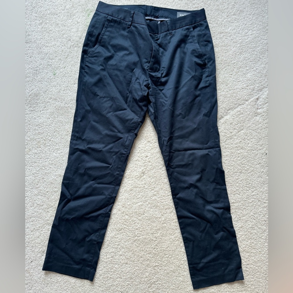 Bonobos Navy Blue Monday Pants 32x32 Slim